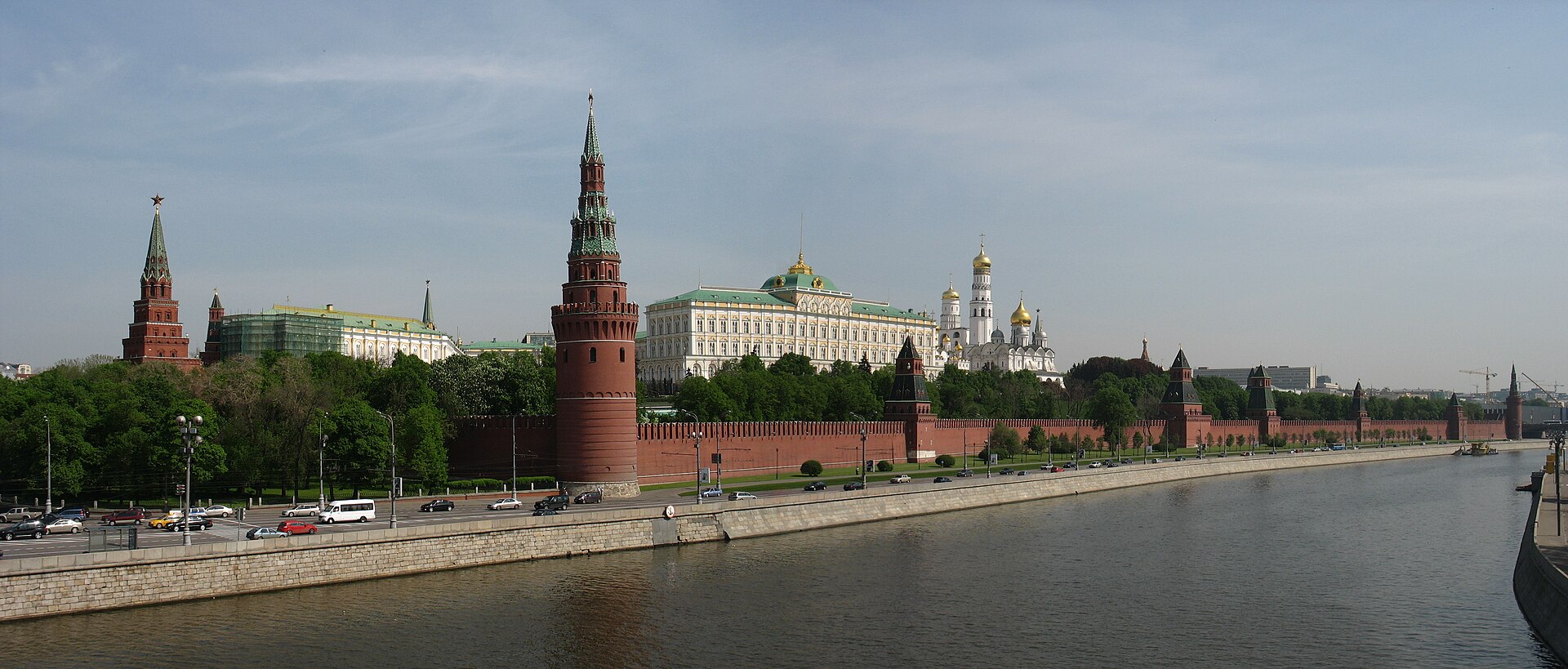 A moszkvai Kreml panorámája